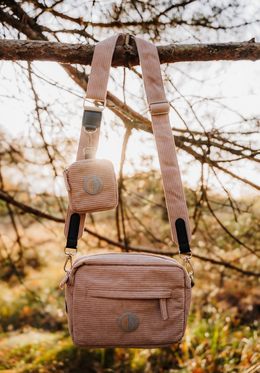 Gassitasche – Lara (Cord-Beige)